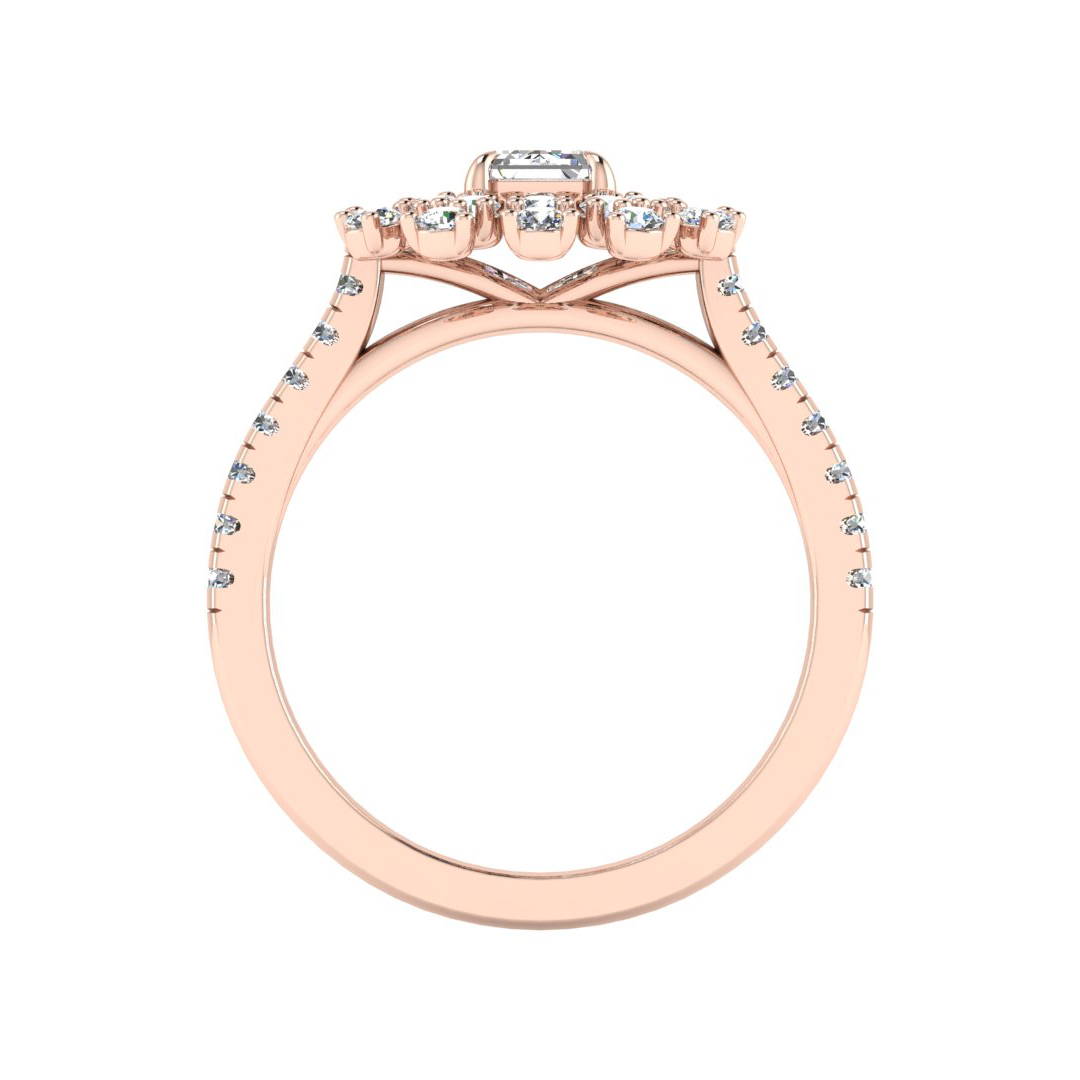 Janet Halo Engagement Ring